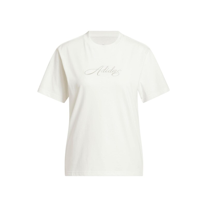 ADIDAS SPORTSWEAR Funkční tričko CURSIVE offwhite / přírodní