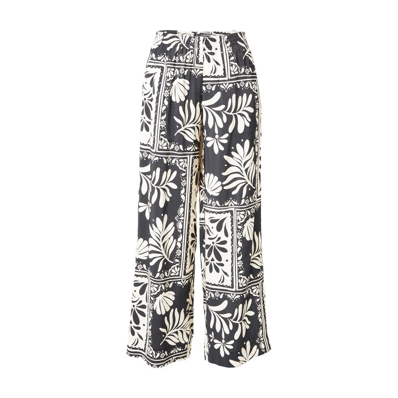 VERO MODA Kalhoty VMKELLY krémová / černá