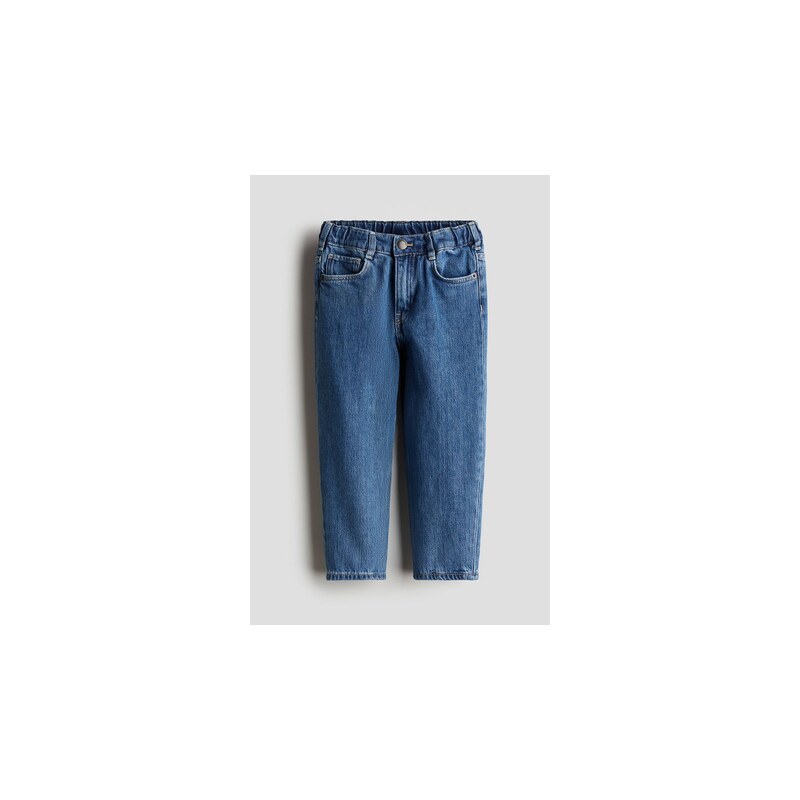 H&M - Zúžené džíny z bavlněné směsi - Denim Blue