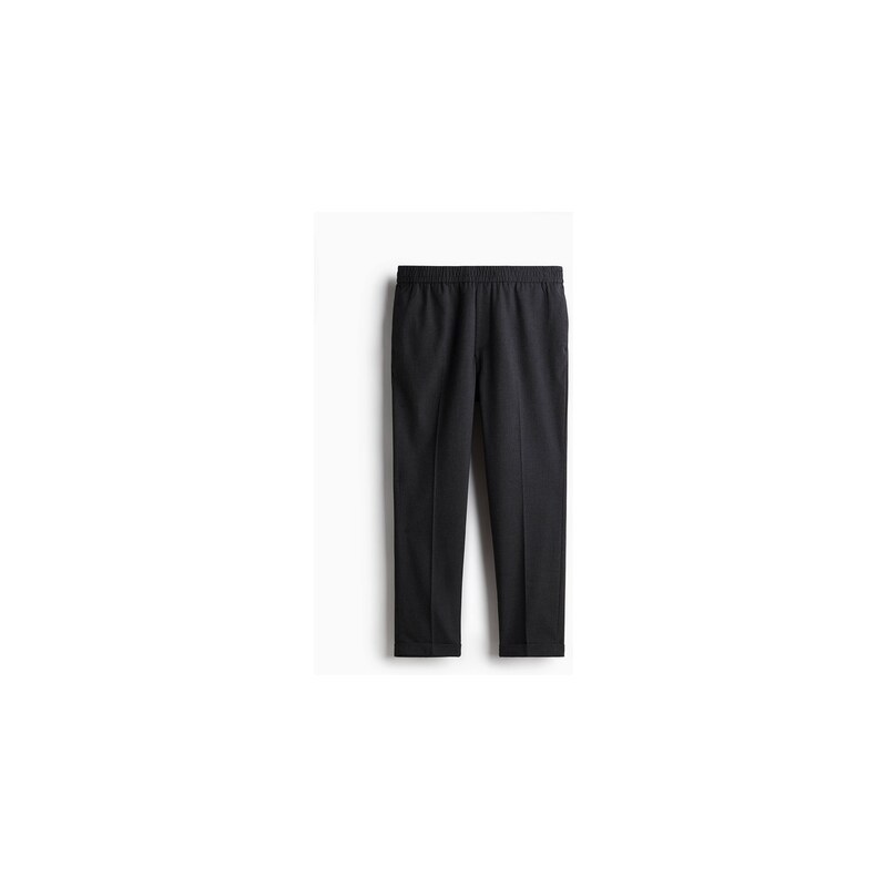 H&M - Elegantní kalhoty Slim Fit - Tmavě Šedá