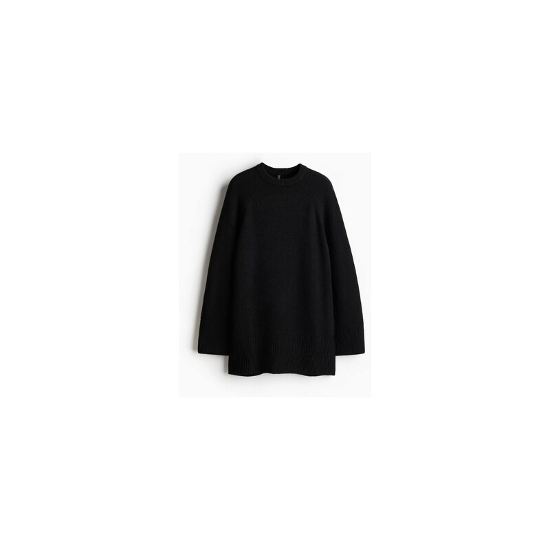 H&M - Pletené šaty - Černá