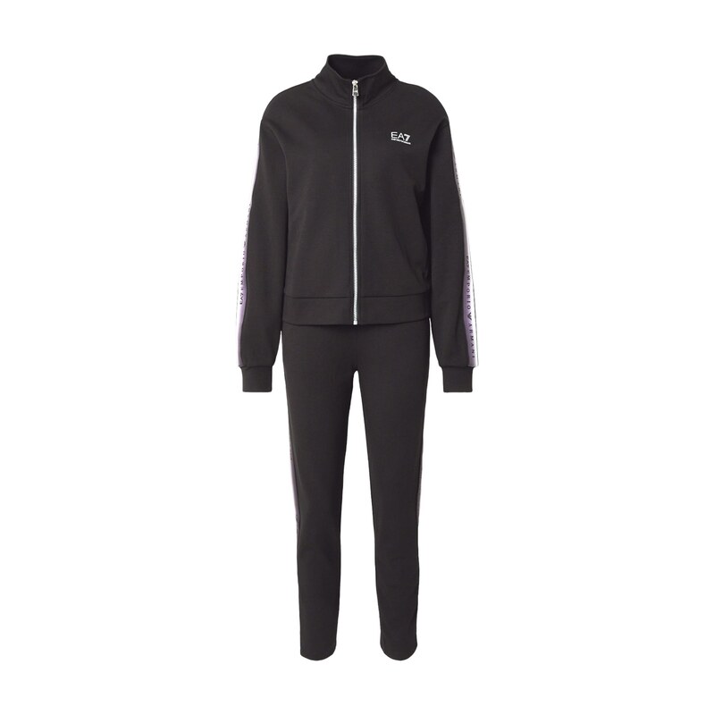 EA7 Emporio Armani Joggingová souprava světle fialová / černá