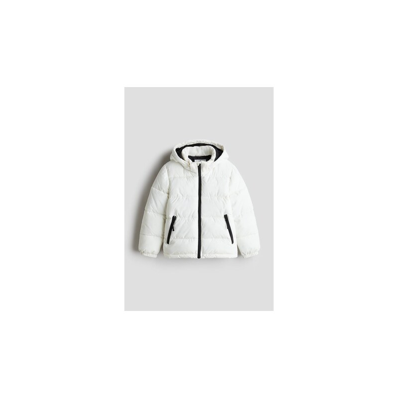 H&M - Vatovaná bunda - Bílá