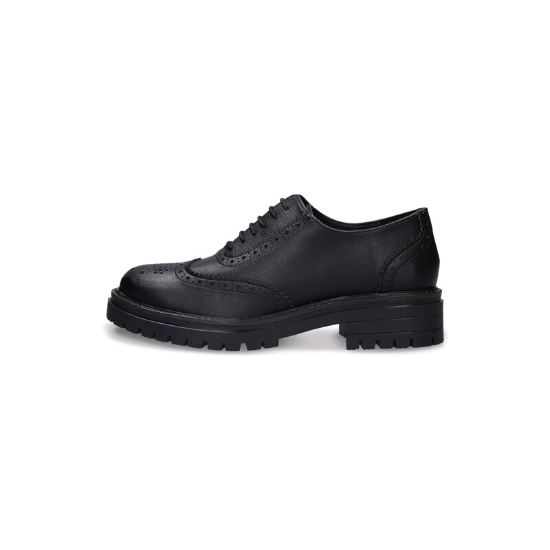 nae Vegan Shoes Šněrovací boty GRACE černá