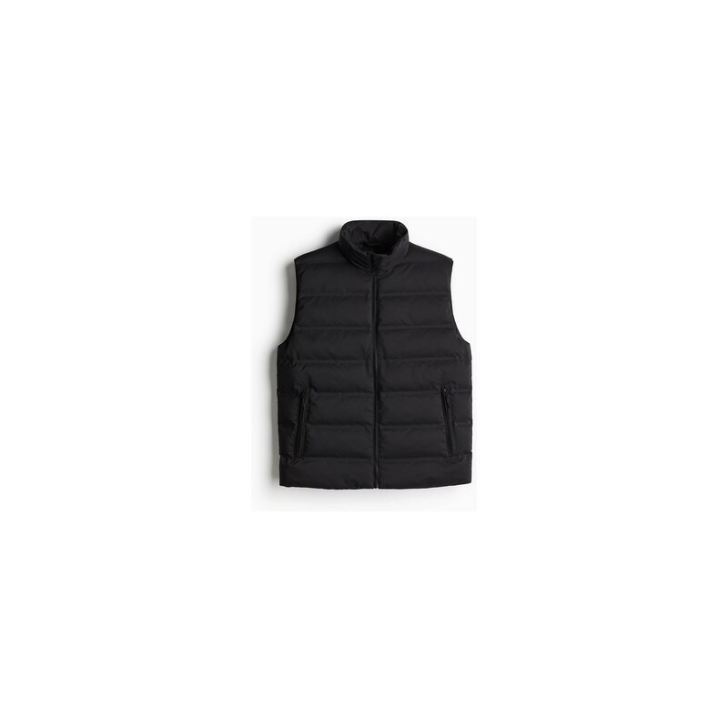 H&M - Vodoodpudivá vatovaná vesta Regular Fit - Černá