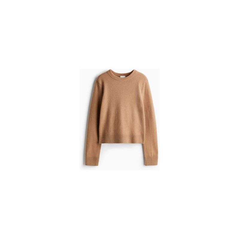 H&M - Svetr - Tmavě Béžová