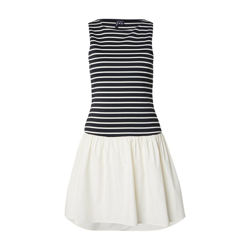 VERO MODA Šaty VMSummer černá / bílá