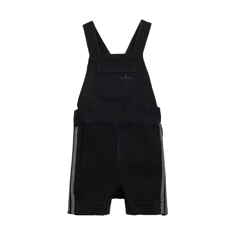 ADIDAS ORIGINALS Laclové kalhoty šedá / černá džínovina