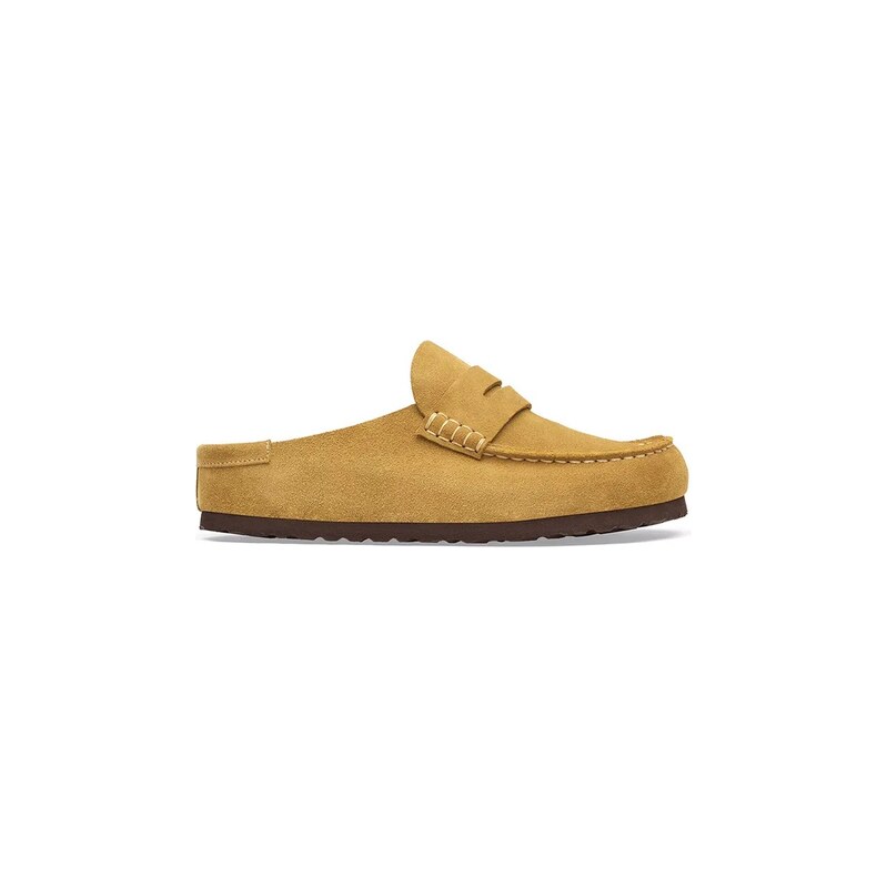 Birkenstock pantofle nazouváky semišové Naples Wrapped Suede