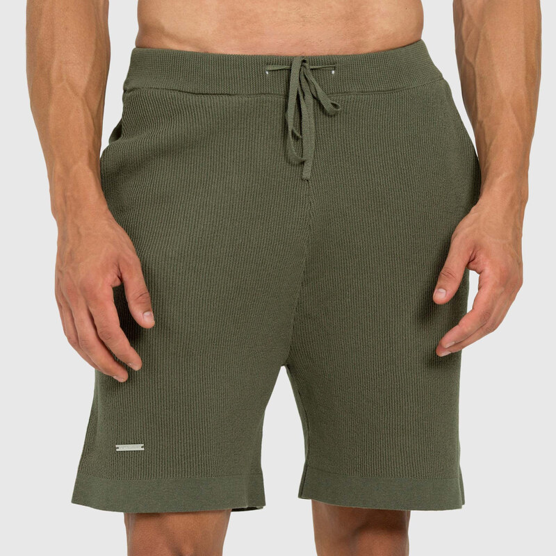 Pánské pletené kraťasy Iron Aesthetics Vibe, zelené