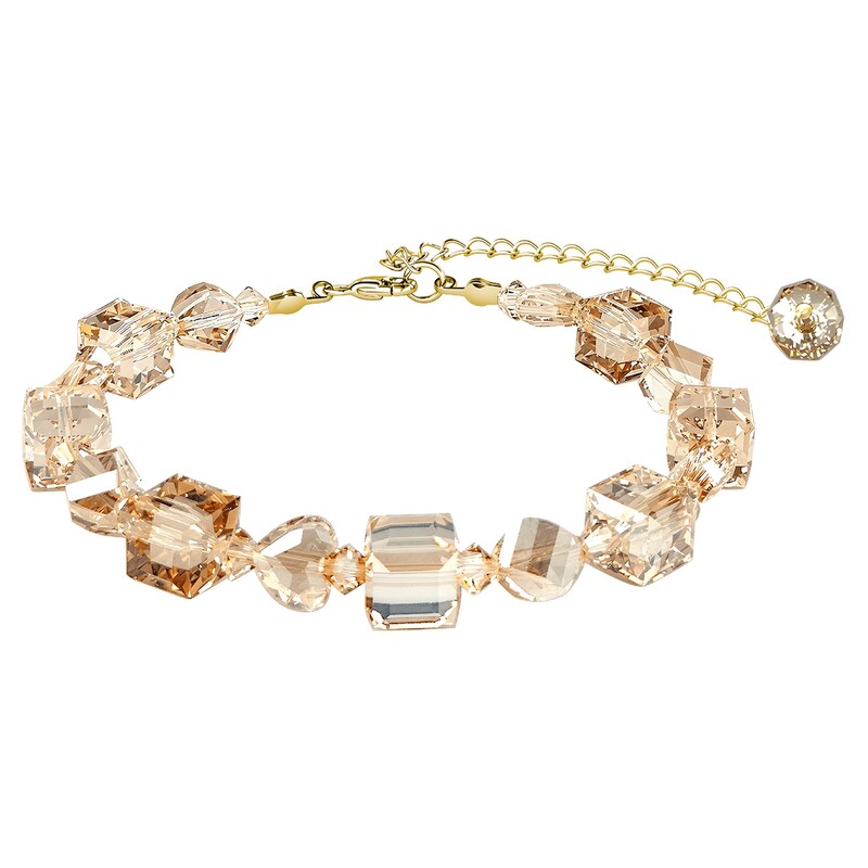 ELENYS Royal Fashion stříbrný pozlacený náramek Swarovski