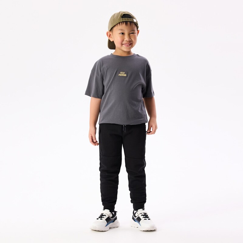 Reserved - Sportovní kalhoty joggers - černý