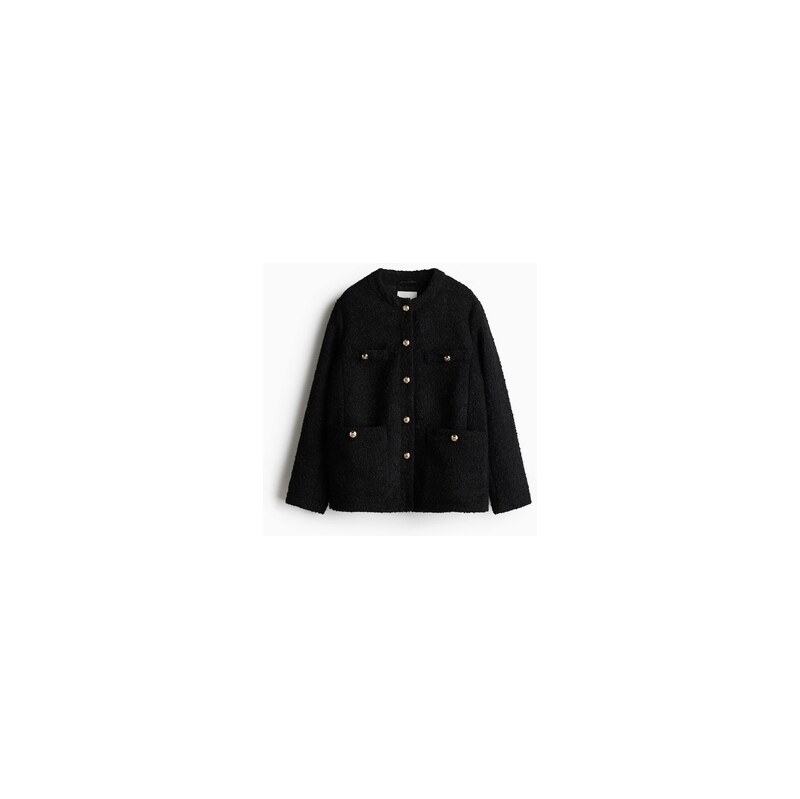 H&M - Kabátek z buklé - Černá