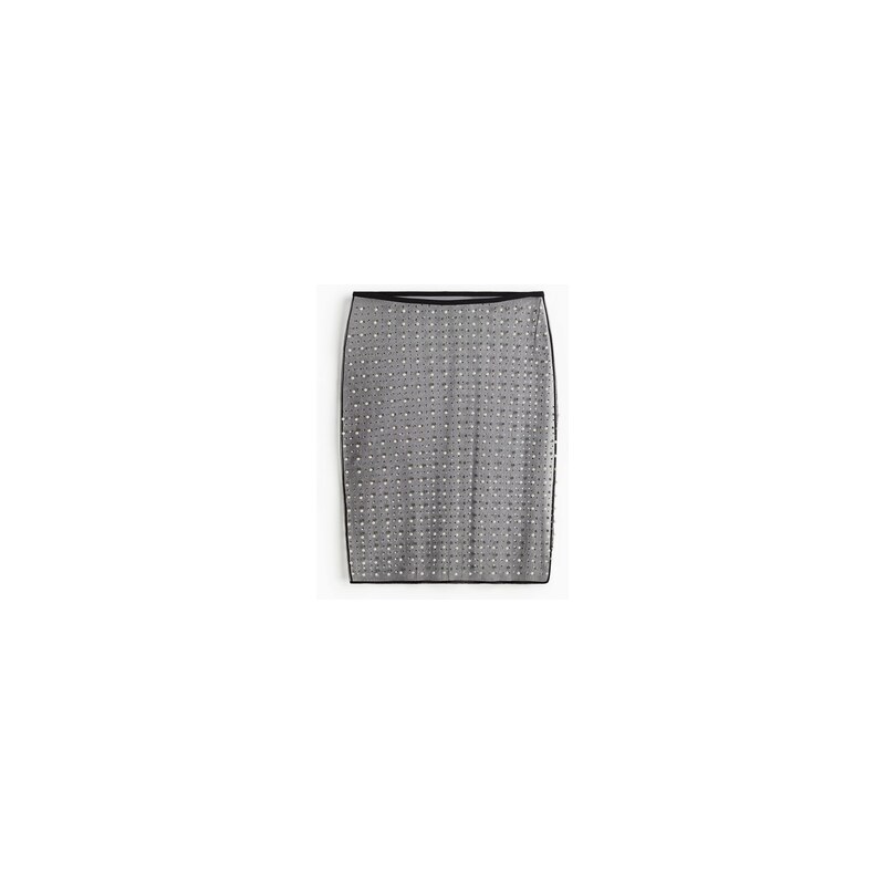 H&M - Zdobená sukně - Černá