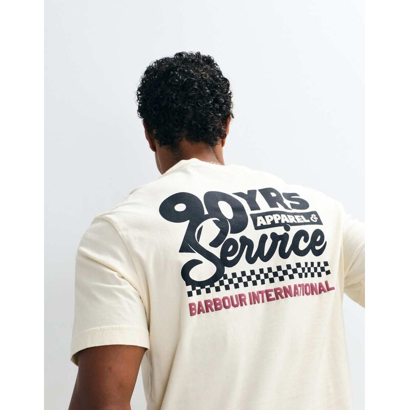 Barbour International Herman short sleeve graphic logo t-shirt