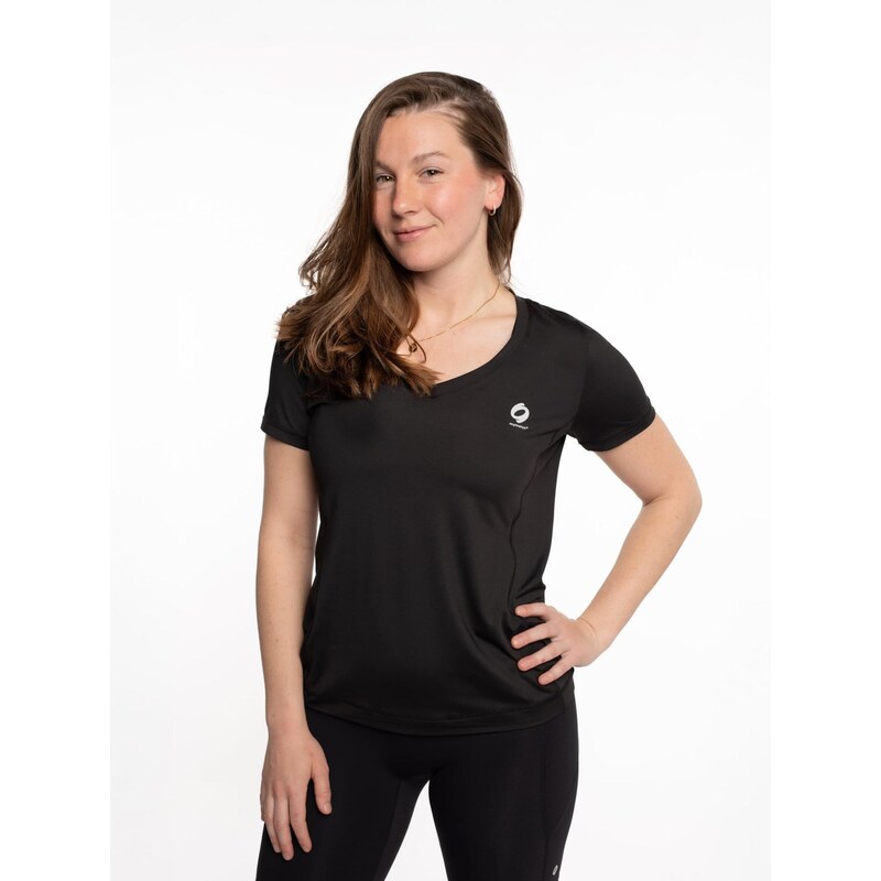 mymotus Funkční tričko Mymotus ladies V-neck T-shirt, Black,