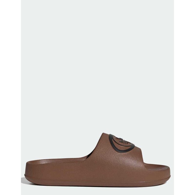 adidas Originals Adilette 00s slides in preloved brown / core