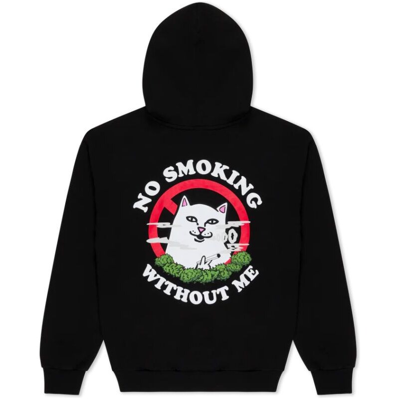 MMIKINA RIPNDIP NO SMOKING HOODIE - černá -