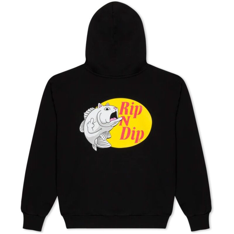 MMIKINA RIPNDIP CATFISH HOODIE - černá -