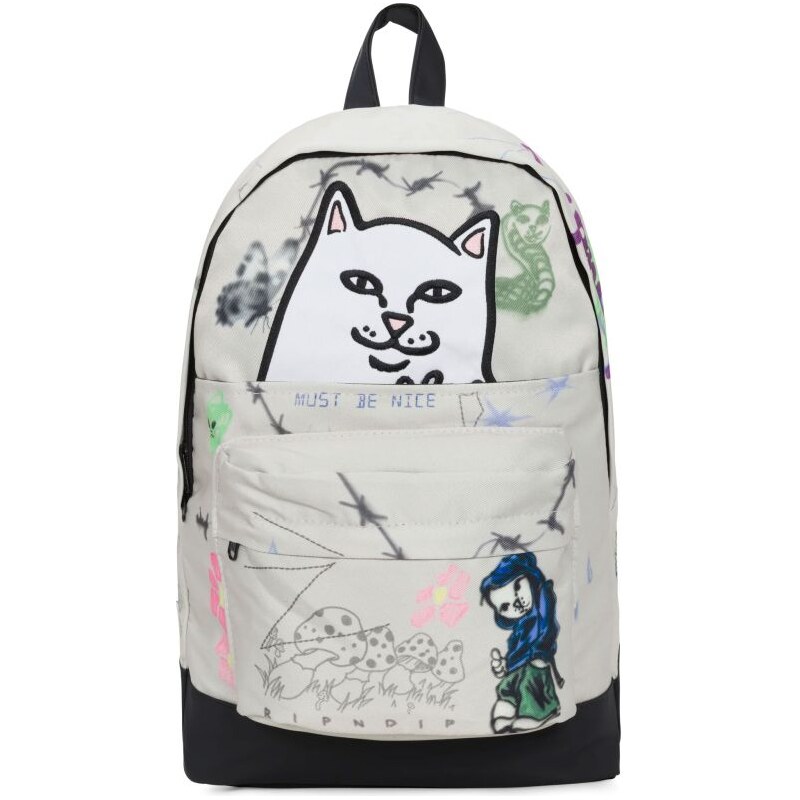BATOH RIPNDIP GOOSEBUMPS VELCRO - bílá