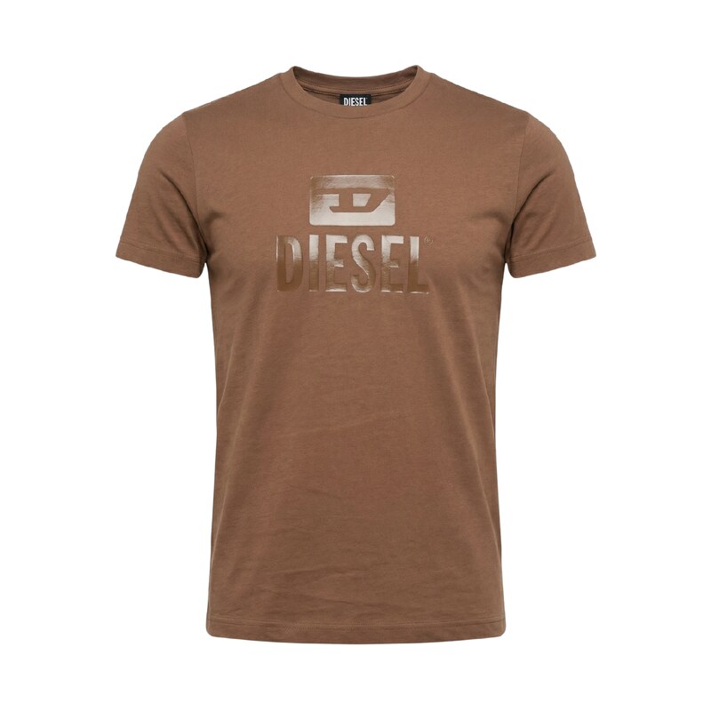 DIESEL Tone On Tone Brown tričko