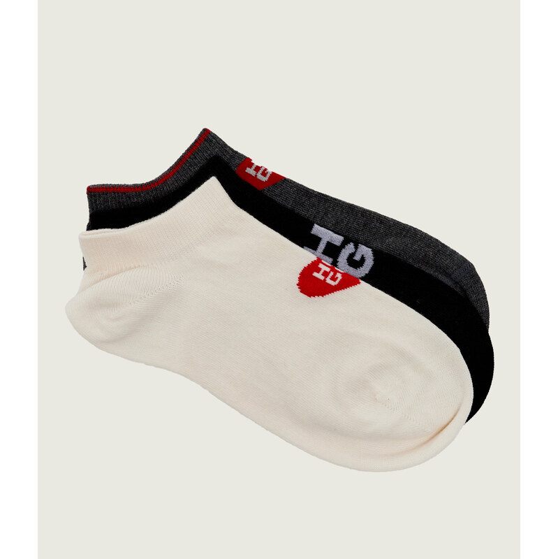 Hugo Bodywear Ponožky/ťapky trojbalení AS Heart Logo CC