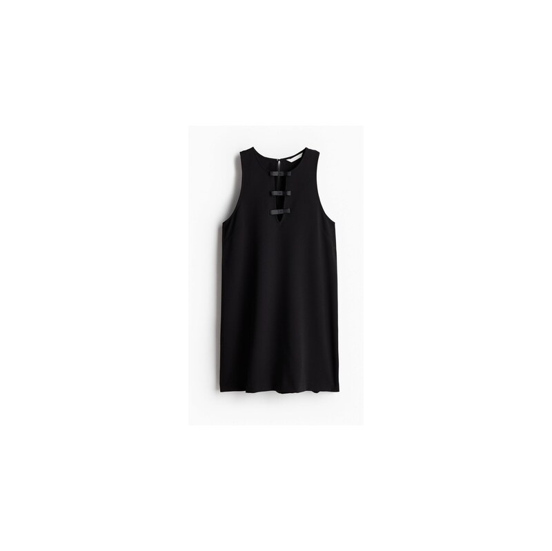 H&M - Šatys mašličkami - Černá