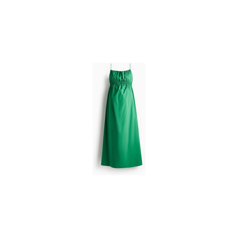 H&M - MAMA Popelínové šaty na ramínka - Zelená