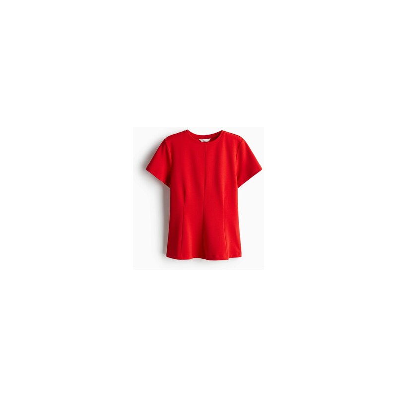 H&M - Vypasovaný top - Červená