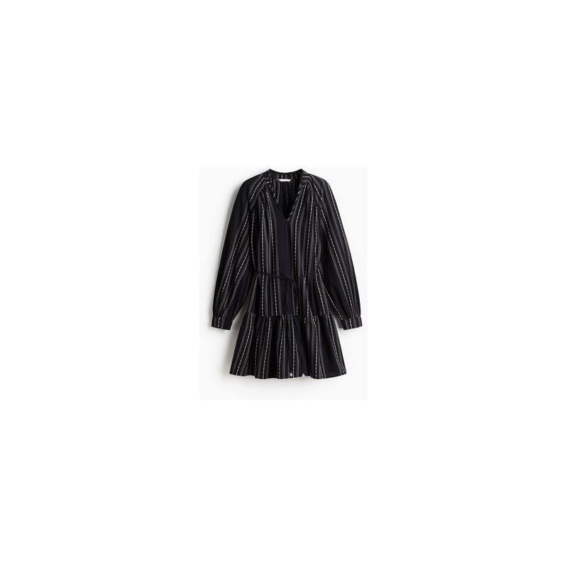H&M - Šaty z žakárové tkaniny - Černá