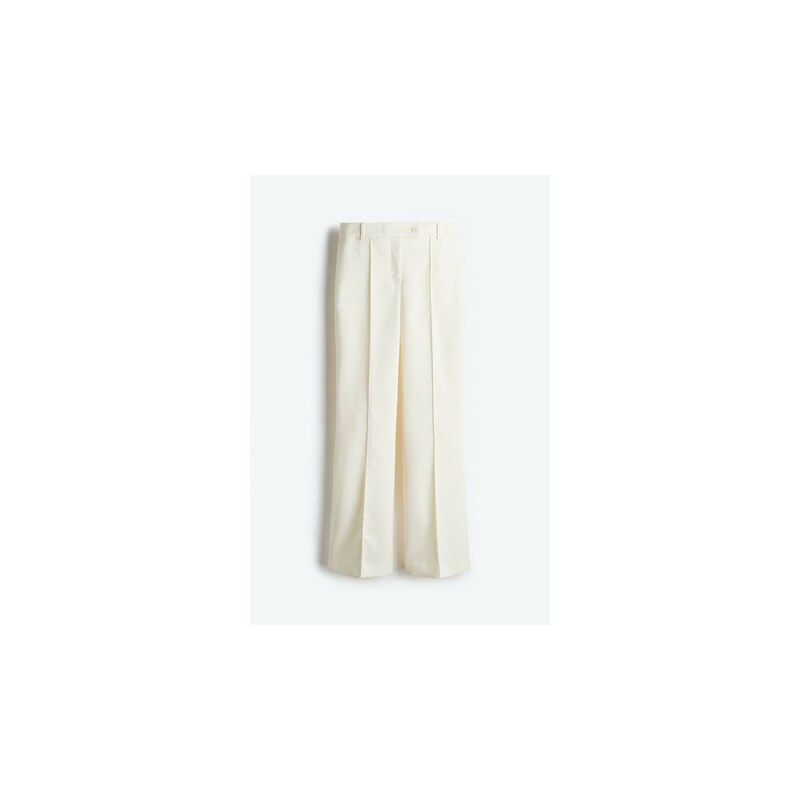 H&M - Kalhoty Flareds puky - Cream