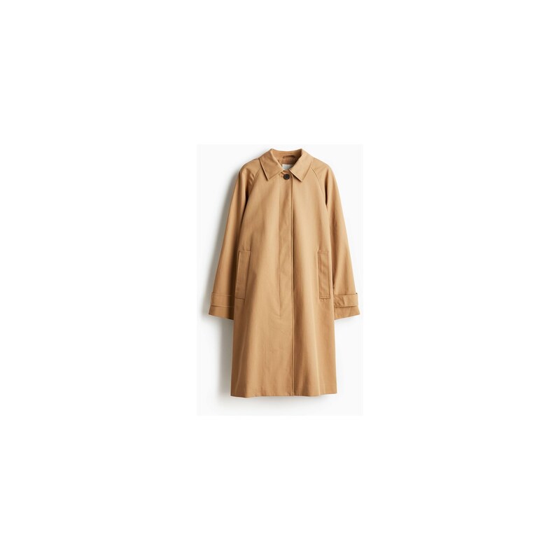 H&M - Keprový kabát car coat - Béžová