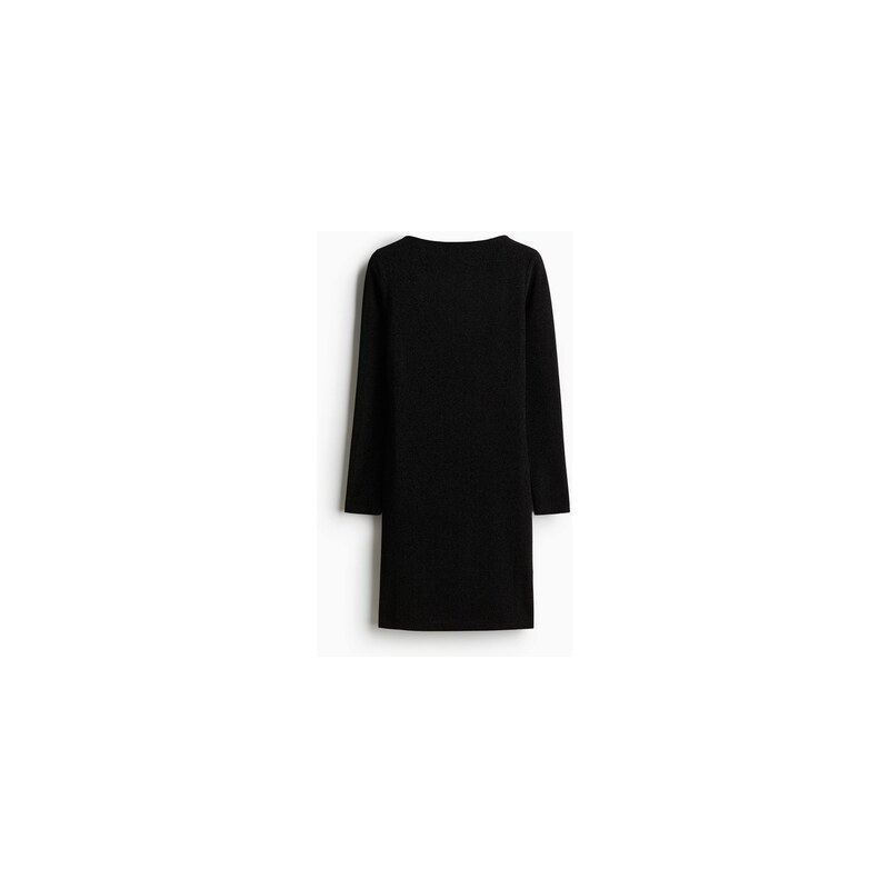 H&M - Šatys lodičkovým výstřihem - Černá