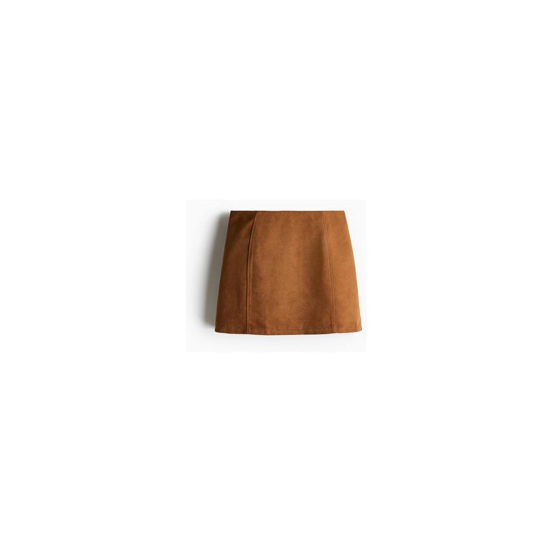 H&M - Minisukně - Světle Hnědá