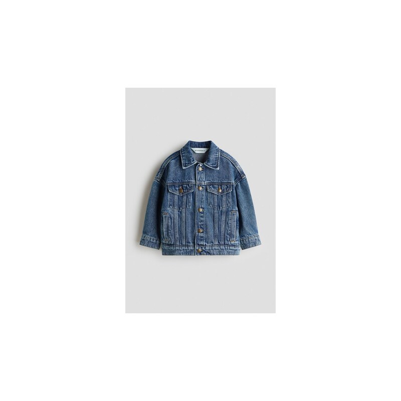 H&M - Oversized džínová bunda - Denim Blue