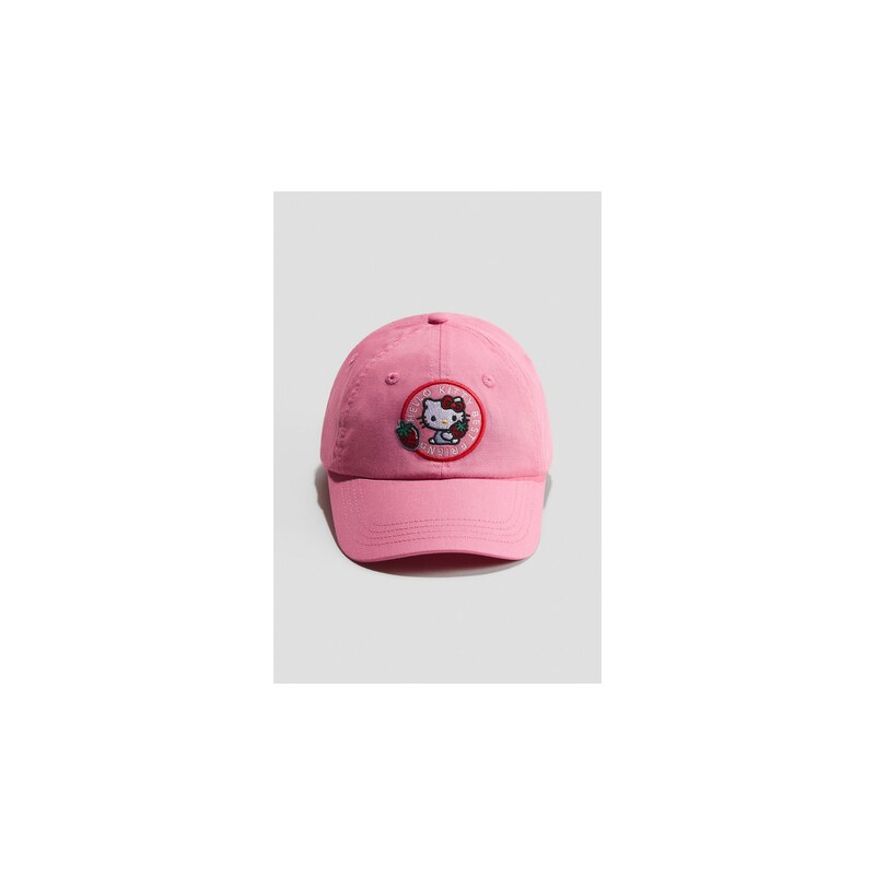 H&M - Bavlněná kšiltovka - Pink/Hello Kitty