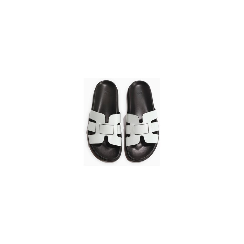 H&M - Sandály - Bílá/Černá