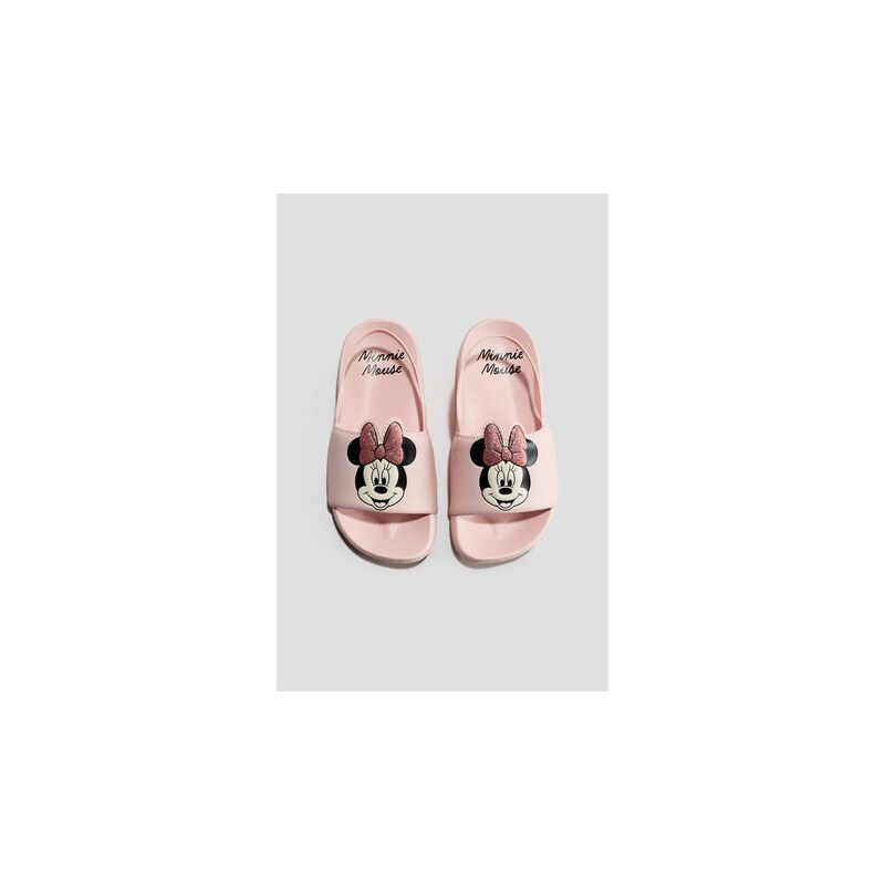 H&M - Koupací pantofle - Světle Růžová/Myška Minnie
