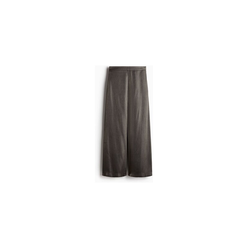 H&M - Široké kalhoty - Tmavě Šedá
