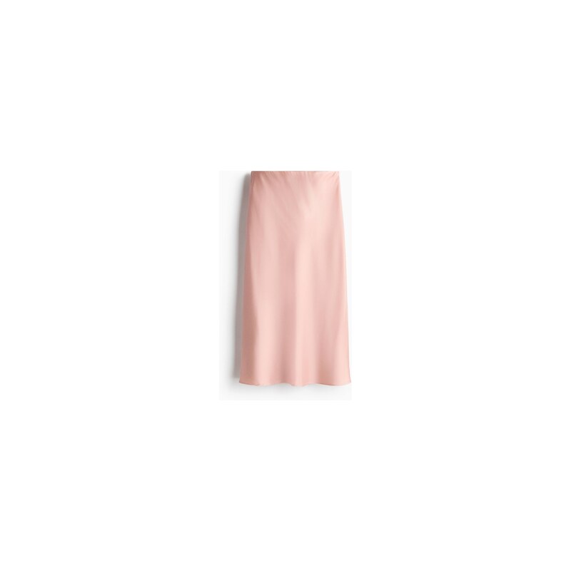H&M - Sukně midi - Světle Růžová