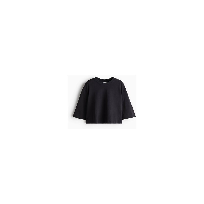 H&M - Oversized tričko - Černá