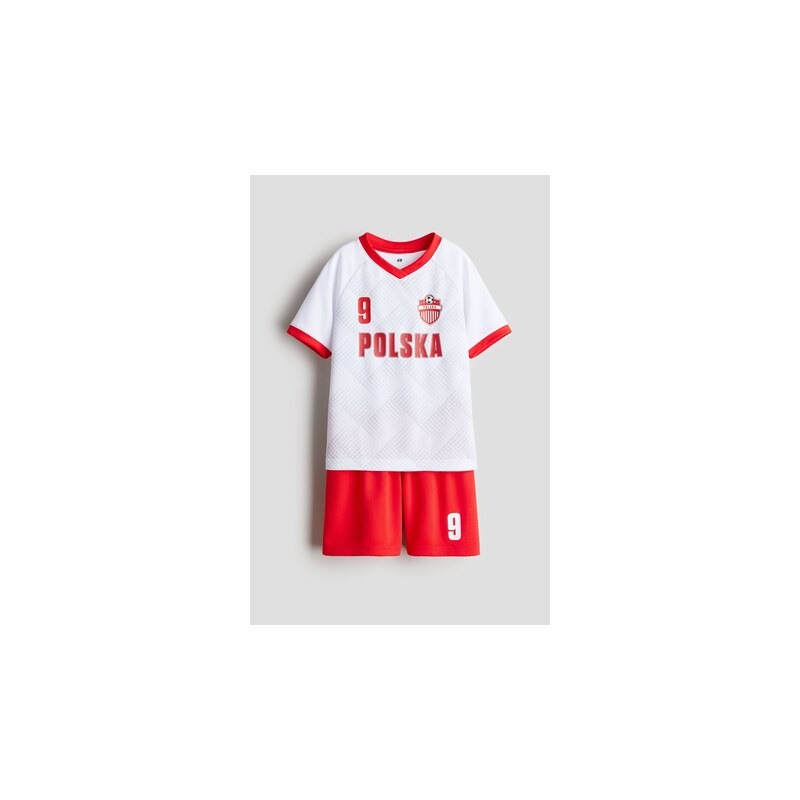 H&M - Fotbalová souprava - Červená/Polska