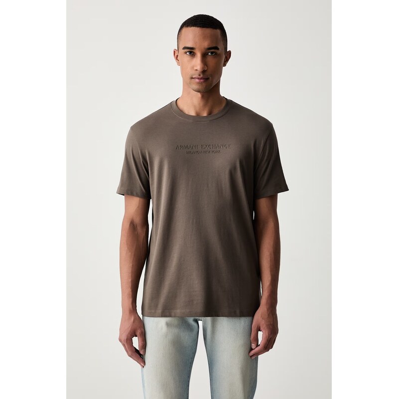 Armani Exchange basic tričko pánské bavlněné