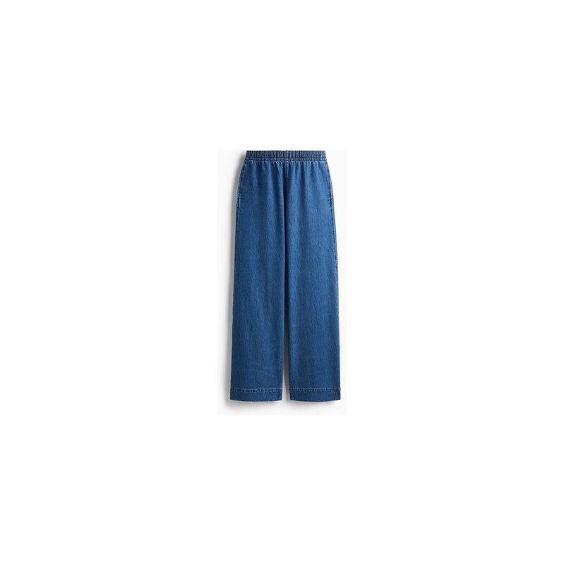 H&M - Natahovací džínové kalhoty - Denim Blue
