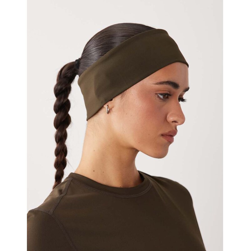 4505 active training headband in coffee-Brown