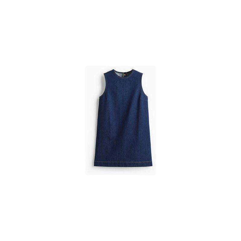 H&M - Džínové šaty shift dress - Tmavý Denim Blue