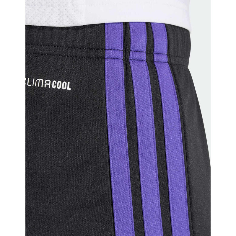 adidas performance Tiro26 league shorts in black / pure purple