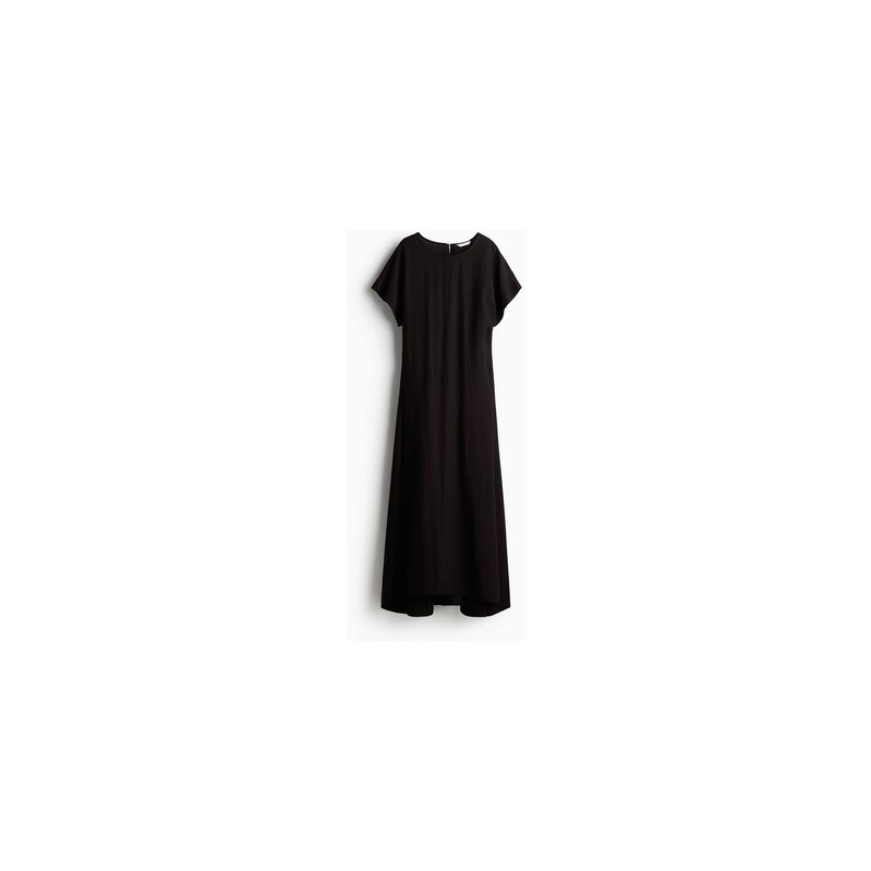 H&M - Šatys motýlkovými rukávy - Černá