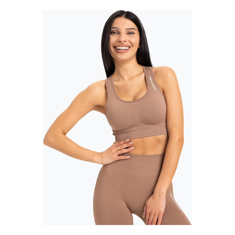 Fitness podprsenka Gym Glamour Compress Cappuccino 460