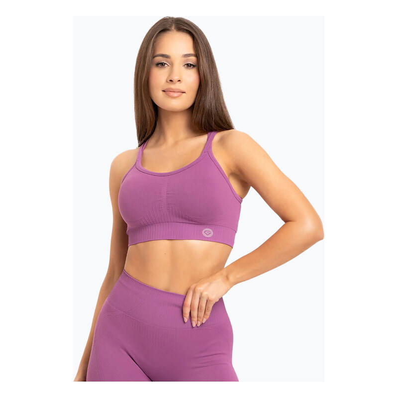 Tréninková podprsenka Gym Glamour Push Up 2.0 merry berry